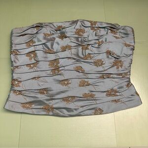 Carmen Marc valvo strapless top